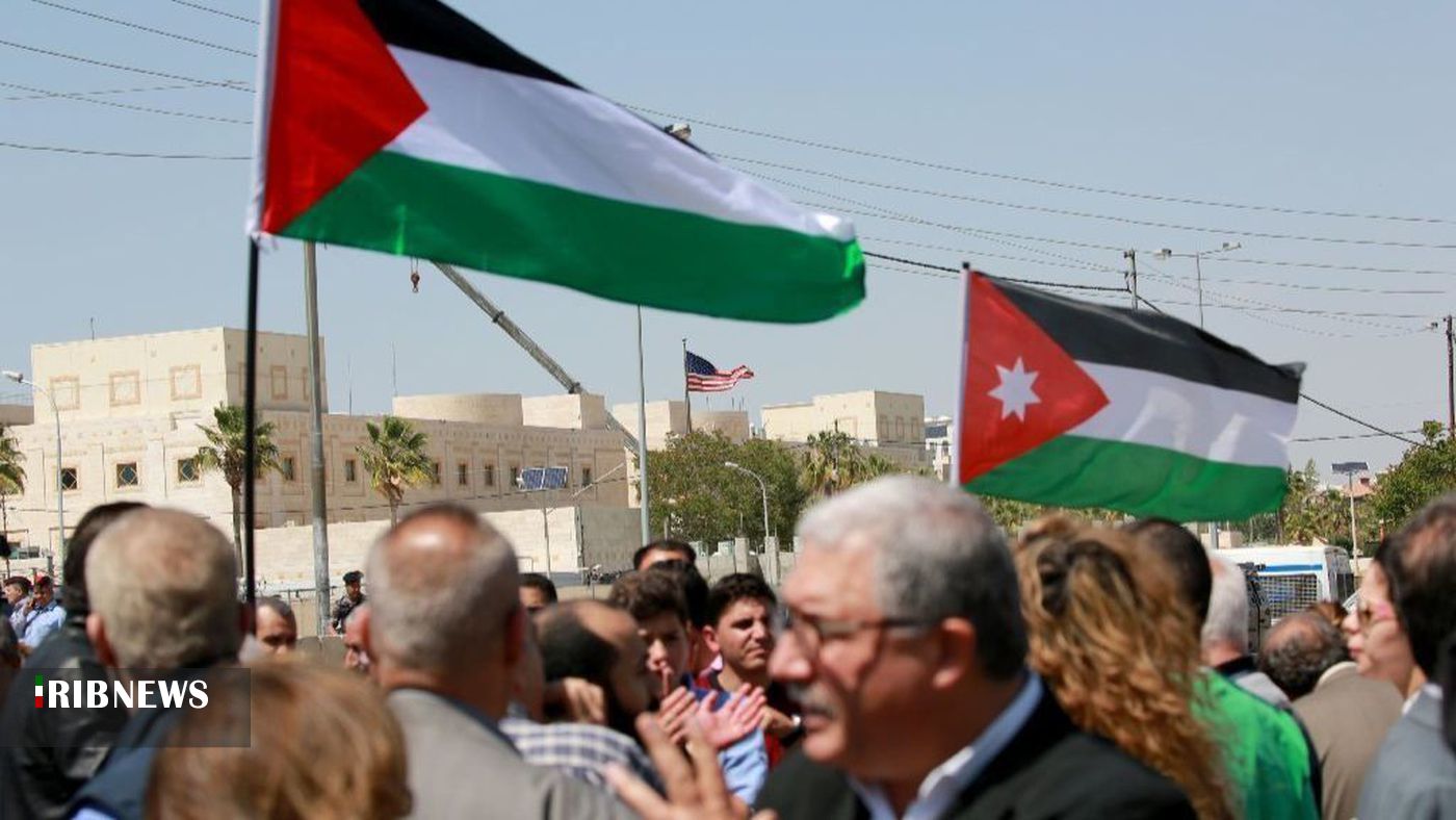 تظاهرات در اردن در اعتراض به تجاوز نظامی آمریکا به سوریه