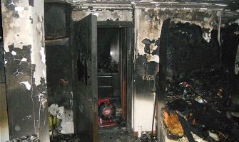 خسارت شش میلیارد ریالی آتش سوزی منزل مسکونی در سیریک
