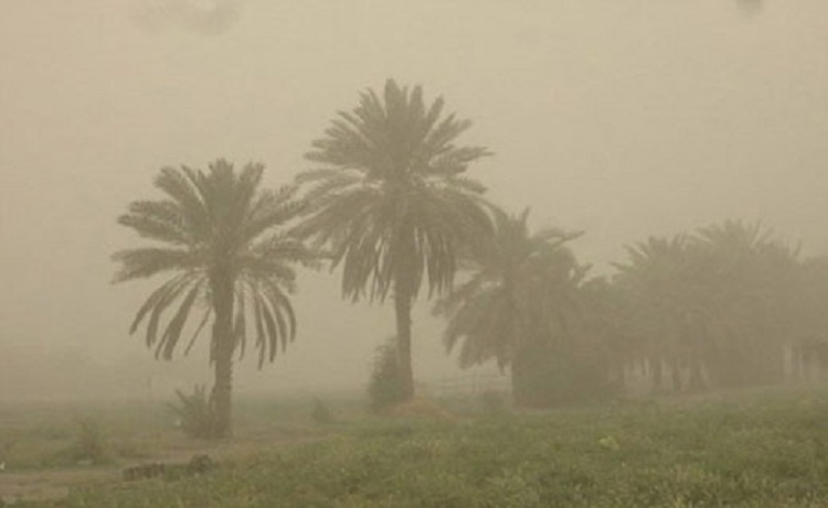 نفوذ جریانات مرطوب در نیمه جنوبی استان