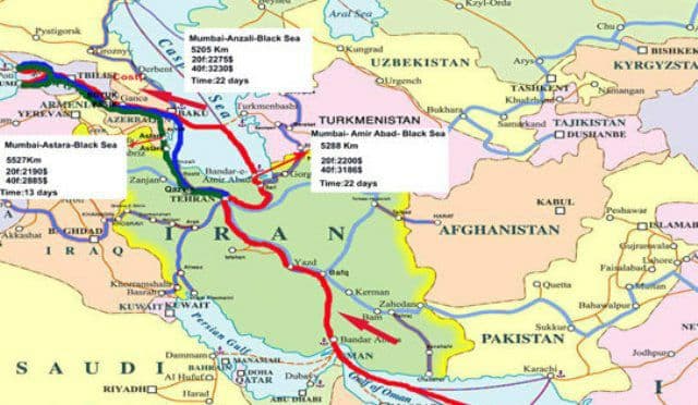 نشست مشترک توسعه‌ی گذرگاه شمال- جنوب در باکو