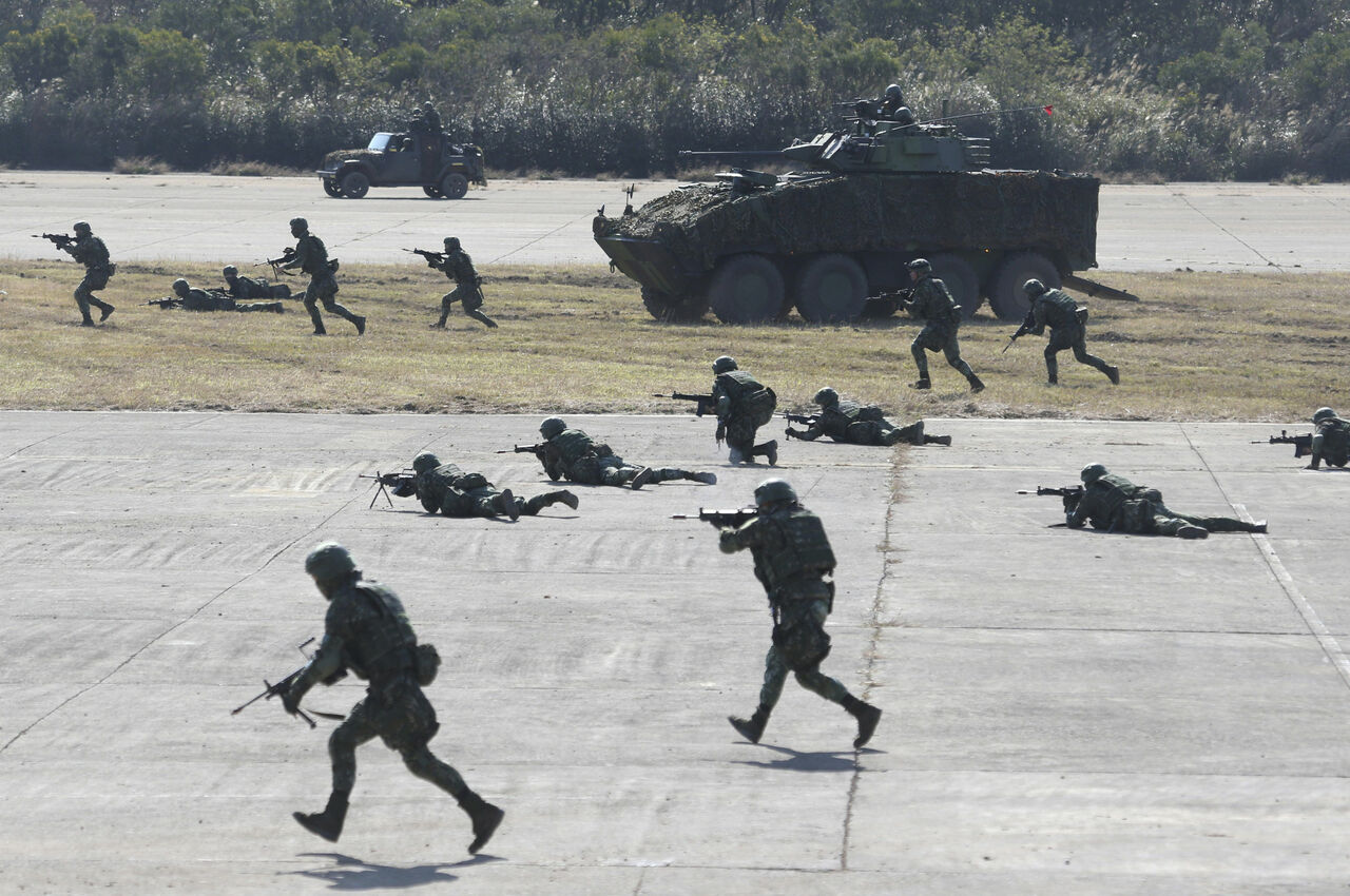 آموزش نظامی نیروهای تایوان توسط پنتاگون