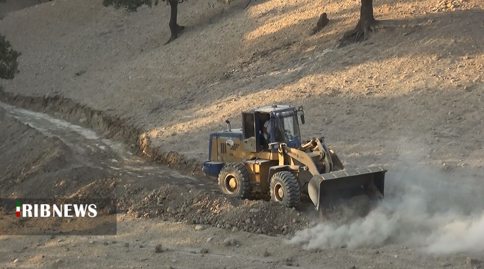 بازگشایی جاده بین مزارع کشاورزی ۲۰ روستا در دیشموک