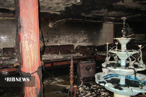 آتش سوزی در یک قهوه‌خانه در چالوس و دستگیری عامل آن