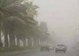 باد و گردو غبار در راه کرمان