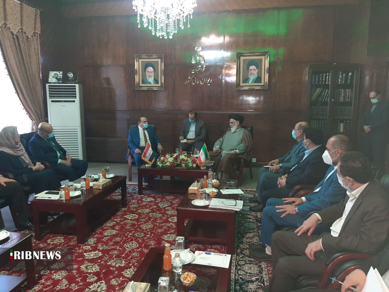 دیدار وزیر دادگستری عراق با رئیس دیوان عالی کشور