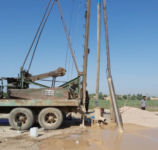 عملیات حفاری ۱۱۴ چاه مشاهده‌ای در خوزستان