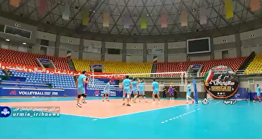 تمرینات تیم والیبال شهرداری ارومیه