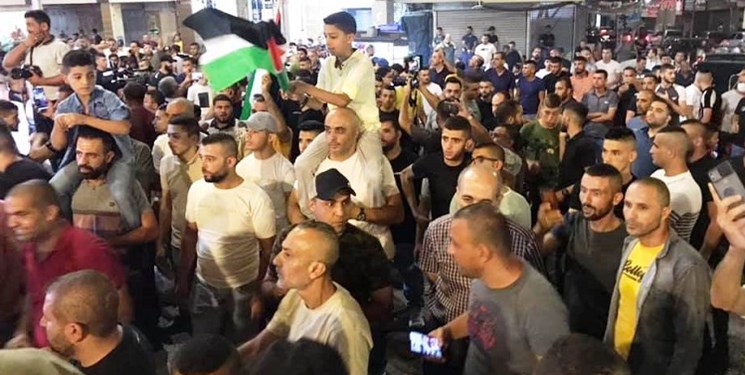 تجمع در بیت لحم در اعلام همبستگی با اسرای فلسطینی