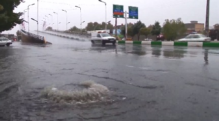 تداوم بارشها در مناطق مختلف آذربایجان شرقی