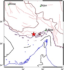 زمین لرزه بندرچارک بدون خسارت