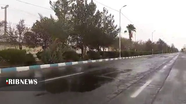 طراوت باران در استان کویری کرمان