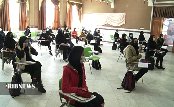 حضور دانش آموزان زنجانی در مدارس