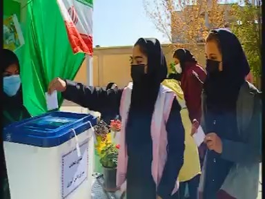 انتخابات دانش آموزی در مدارس خراسان شمالی