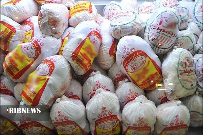 توزیع ۷ تن مرغ منجمد در بازار ماکو
