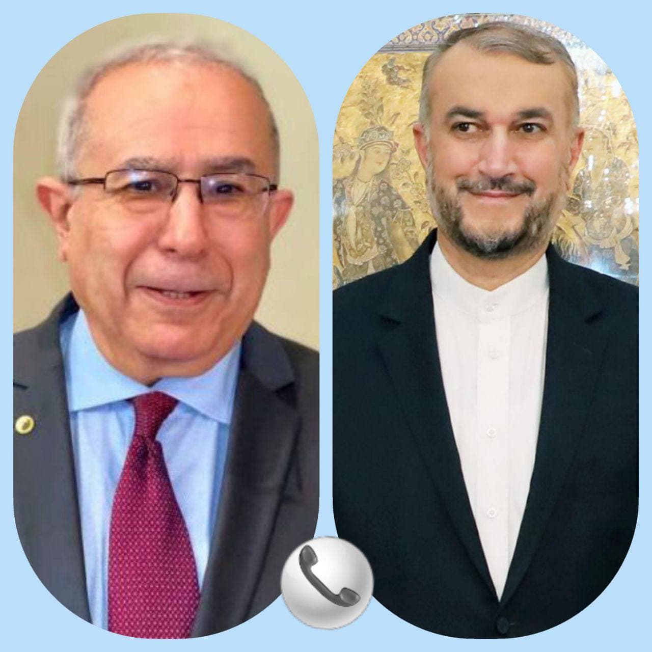 گفتگوی تلفنی وزرای امور خارجه ایران و الجزایر