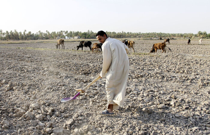کوچ کشاورزان به علت خشکسالی در عراق