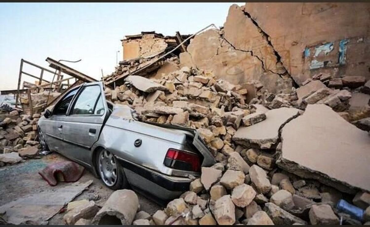 آخرین وضعیت خسارت های زمین لرزه شهر فین بندرعباس