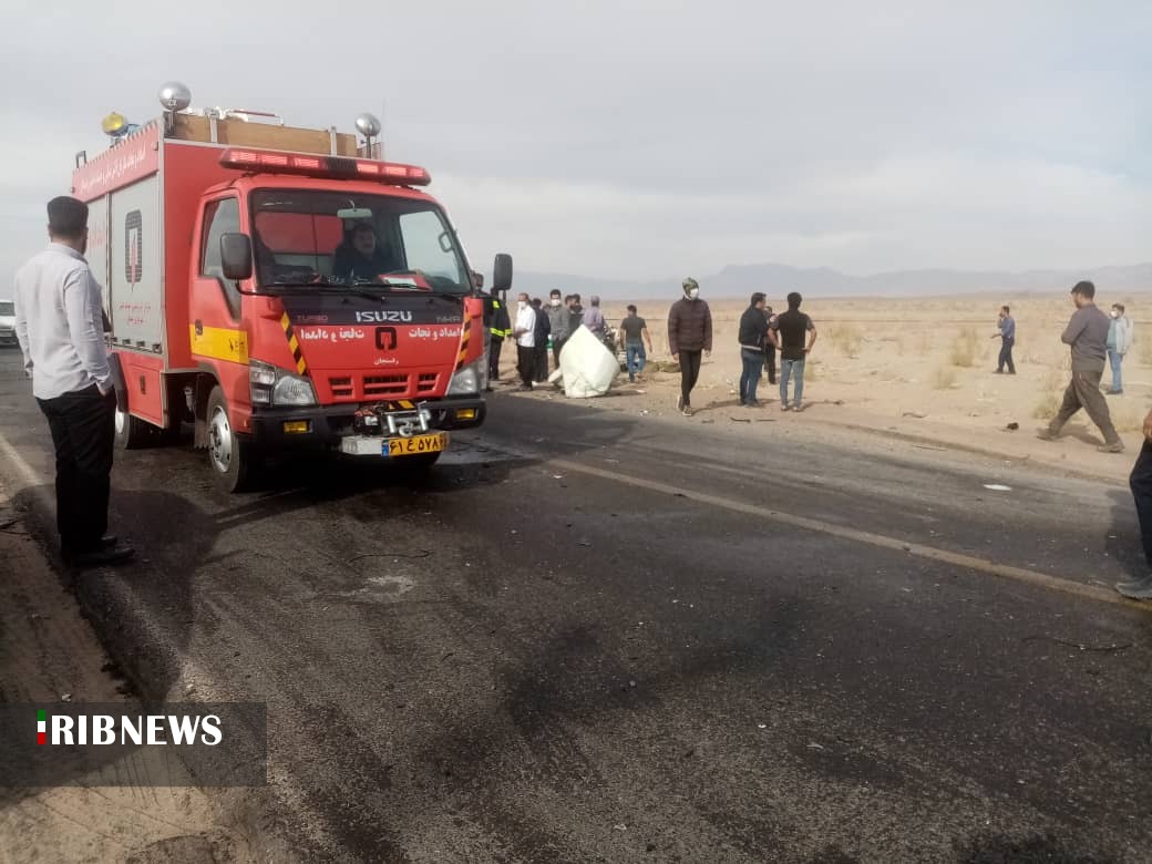 تصادف درجاده نوق به رفسنجان