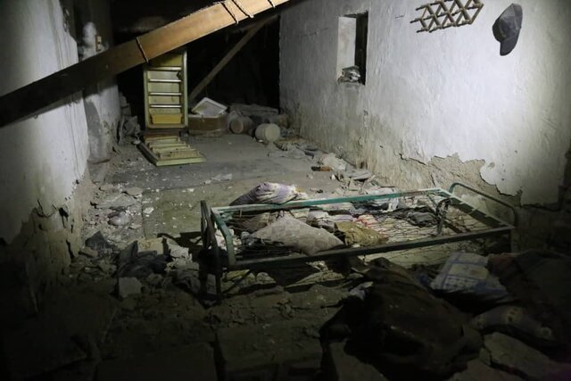 بازدید استاندار از محل وقوع زلزله ۵ ریشتری امروز فین