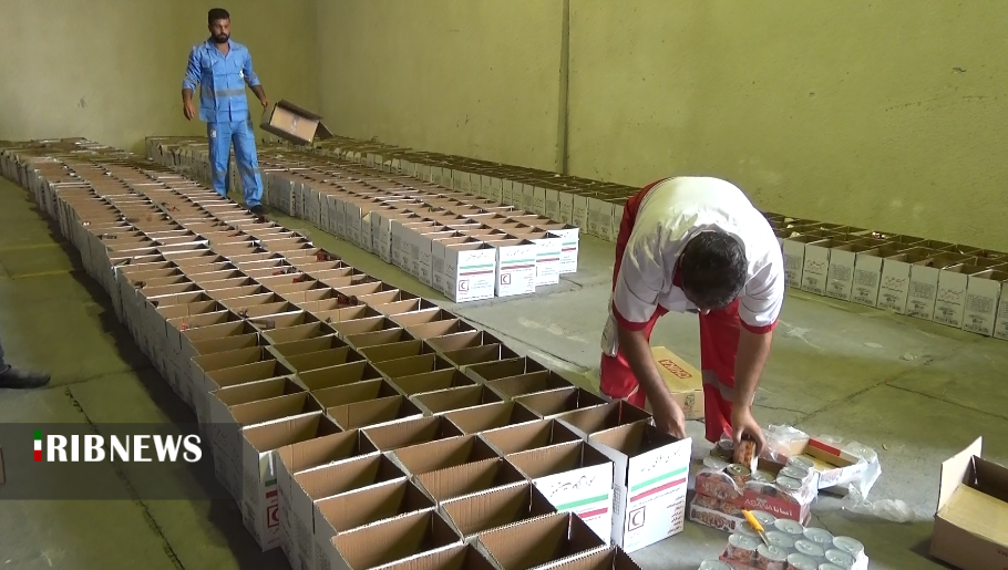 ارسال کمک‌های امدادی هلال احمر بوشهر به هرمزگان