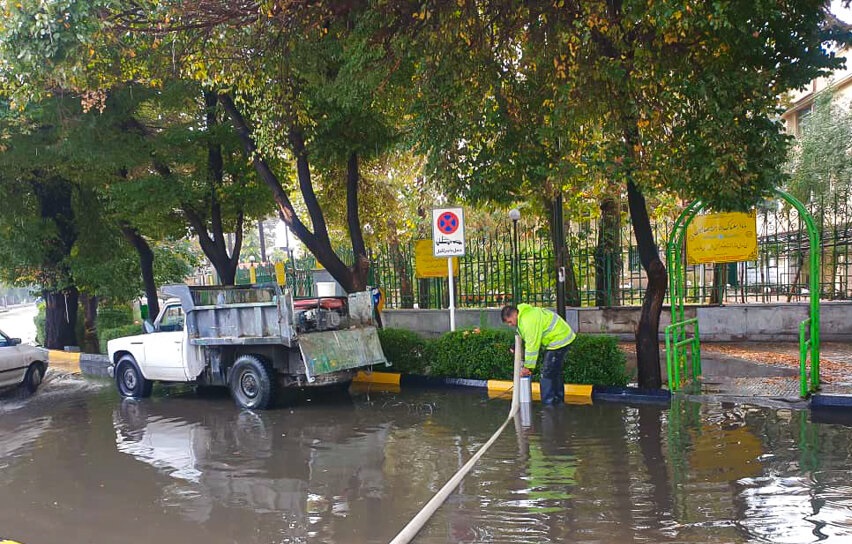 آماده باش شهرداری با توجه به احتمال بارش برف و باران