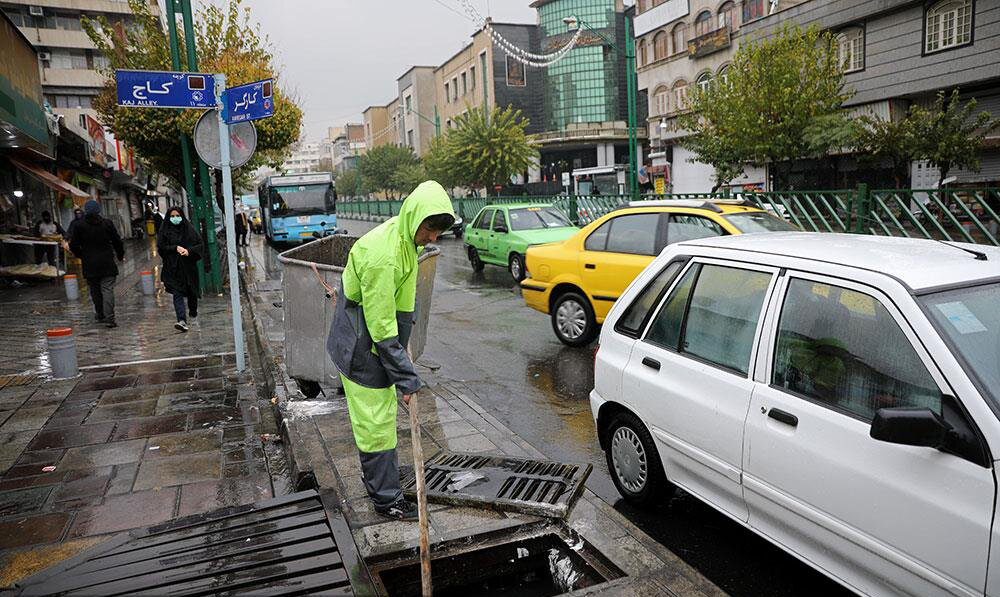 آمادگی کامل نیرو‌های خدمات شهری برای بارش احتمالی در تهران