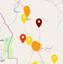 ثبت آلودگی هوا در پنج ایستگاه خوزستان