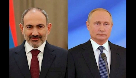 سران روسیه و ارمنستان اوضاع در منطقه قفقاز جنوبی را بررسی کردند