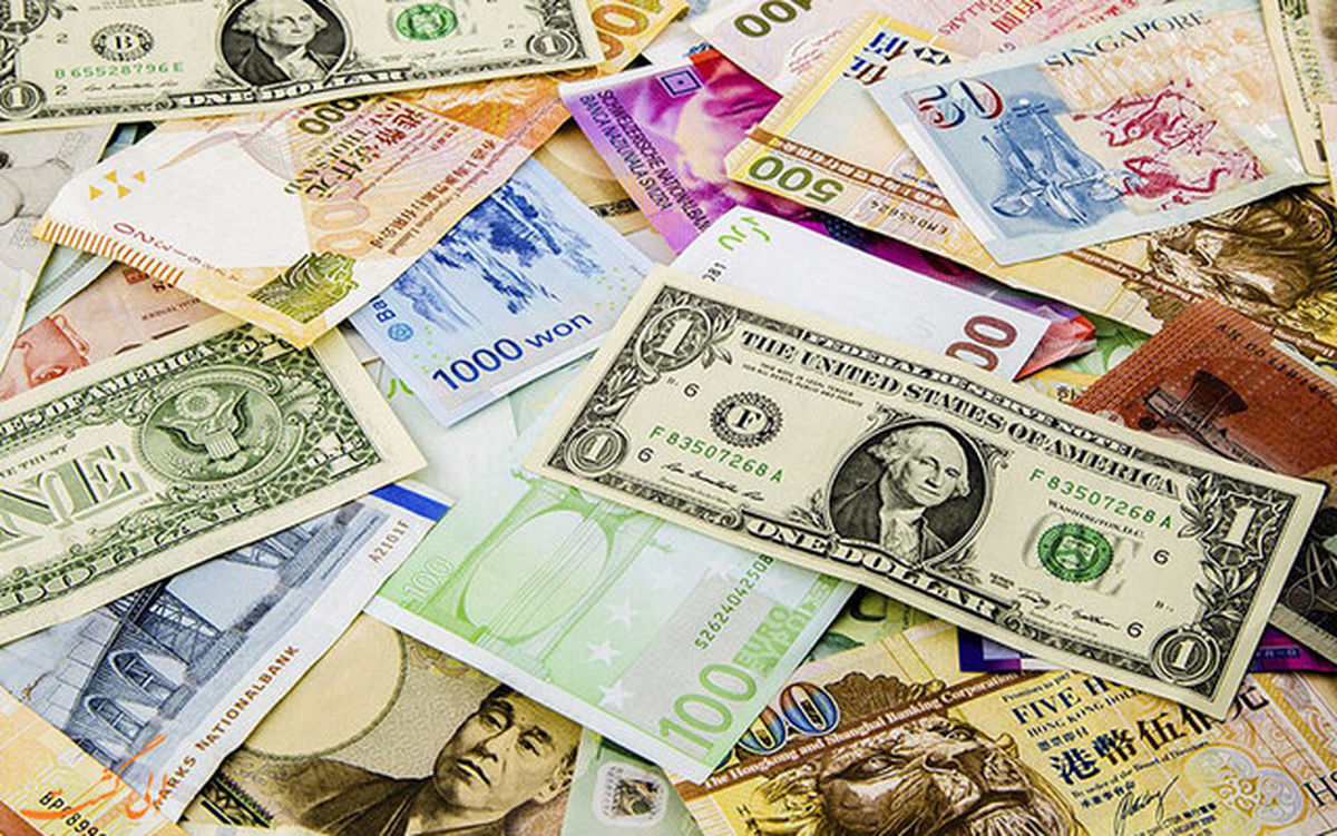 کاهش نرخ رسمی ۲۶ ارز در ۵ آبان ۱۴۰۰