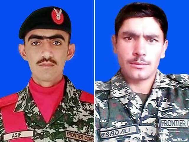 کشته شدن ۲ سرباز پاکستانی در مرز افغانستان