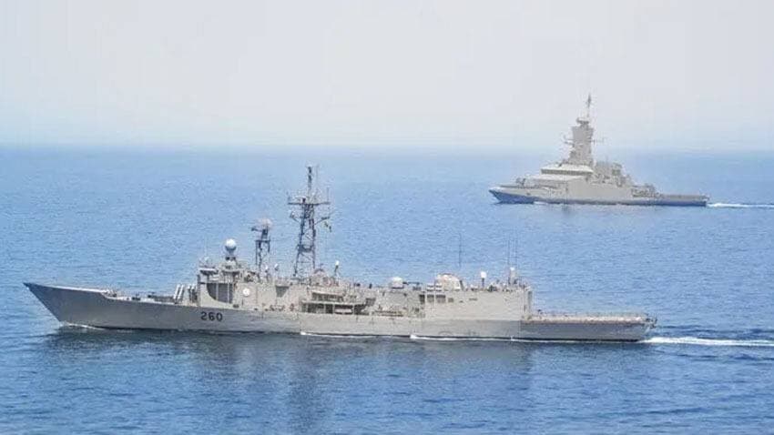 تمرین مشترک دریایی پاکستان و مصر برگزار شد