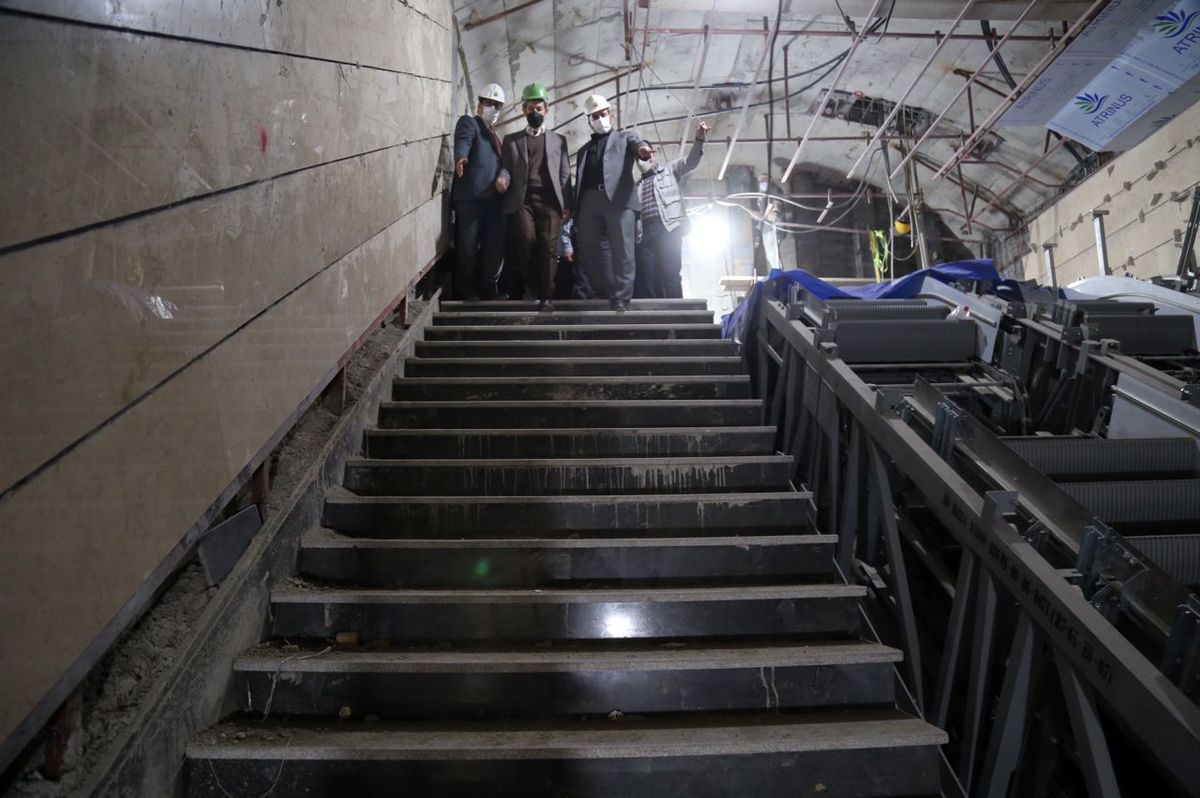 شمارش معکوس برای افتتاح هفدهمین ایستگاه خط ۷ متروی تهران