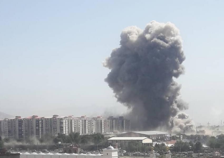 انفجار بمب در مسیر نیرو‌های طالبان در کابل