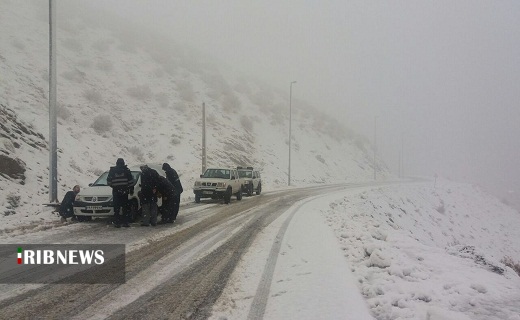 بارش برف و باران در آذربایجان غربی