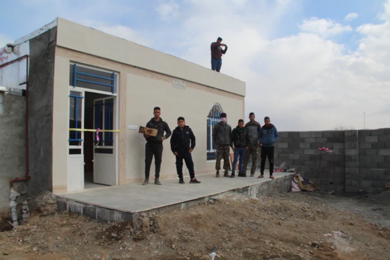 ساخت ۴ واحد ساختمانی طی ۱۰ ماه به همت گروه جهادی در جغتای