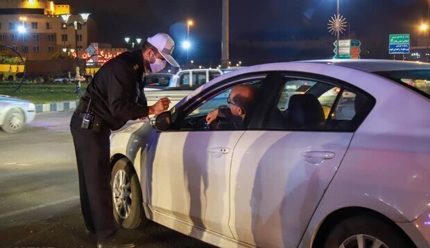 اجرا طرح شبانه پلیس برای برخورد با خودرو‌های متخلف