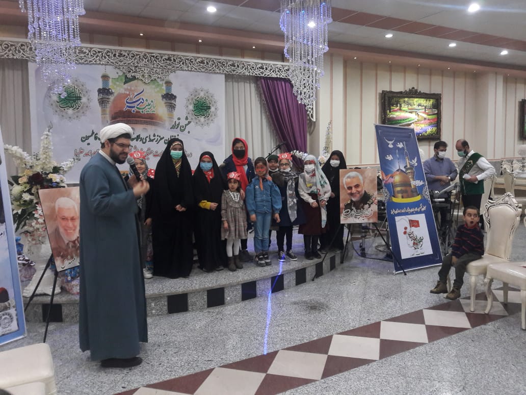 برگزاری مراسم جشن تولد فرزندان شهید مدافع حرم در هشتگرد