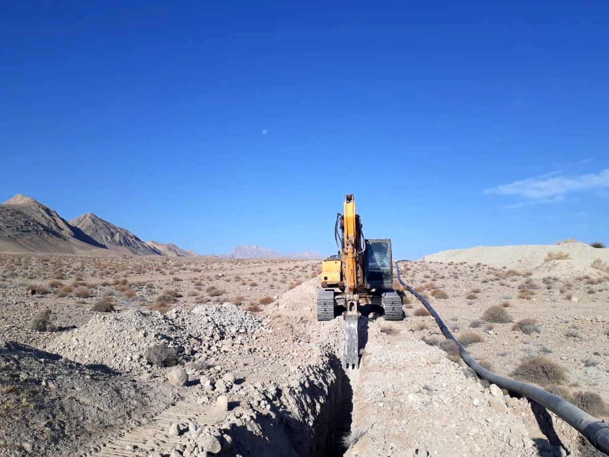 آبرسانی به روستای مرزندر کوهشاه احمدی