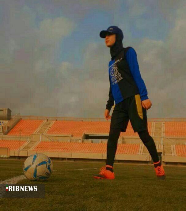 دختر نونهال گلستانی در اردوی تیم ملی فوتبال
