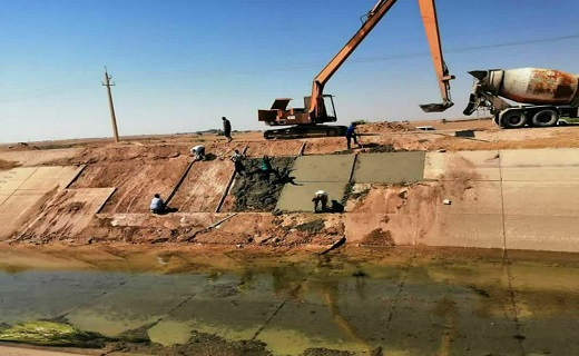 ۸۶ نقطه در شبکه آبیاری شمال خوزستان ترمیم شد