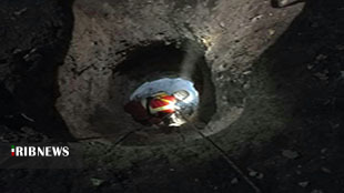 نجات بز از عمق ۱۵ متری چاه در خرم آباد