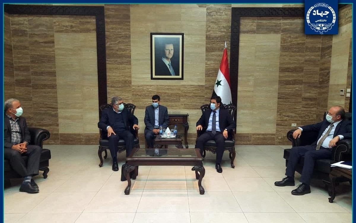 استقبال وزیر بهداشت سوریه از خدمات و آموزش‌های پزشکی جهاد دانشگاهی در سوریه