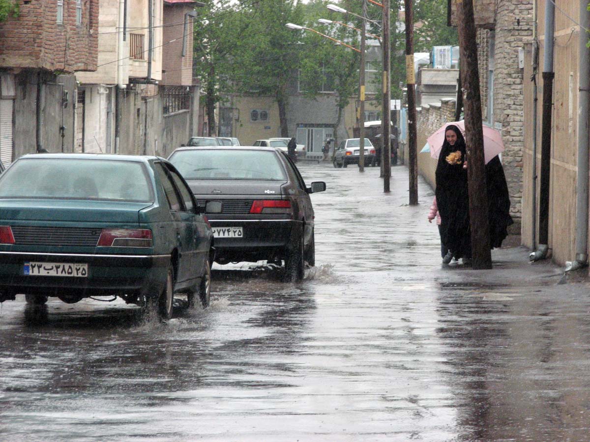 بارش رحمت الهی در مناطق مختلف آذربایجان شرقی