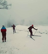 تمرین تیم ملی اسکی صحرانوردی در ترکیه