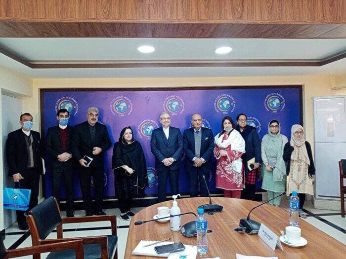 بازدید هیئت وزارت خارجه از اندیشکده مطالعات راهبردی اسلام آباد