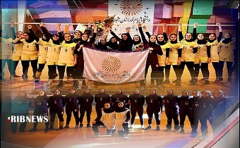 قهرمانی تیم والیبال دختران زنجان