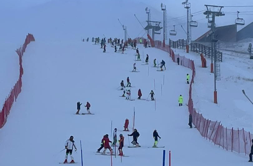 شرایط بد جوی مسابقات بین المللی اسکی ترکیه را ناتمام گذاشت