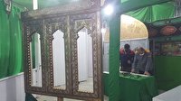 اولین پنجره فولاد سرداب مقدس امام زمان (عج) در استان مرکزی بدرقه می‌شود