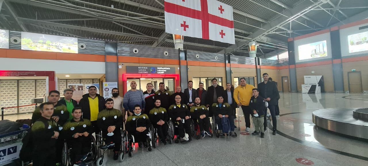 ورود تیم ملی وزنه برداری معلولان کشورمان به گرجستان