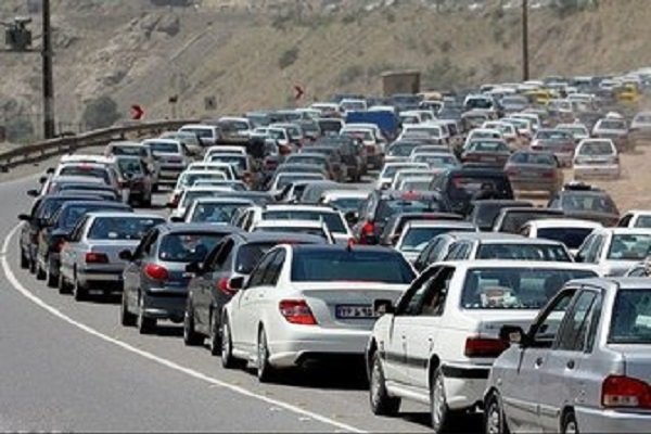 ترافیک سنگین در آزادراه پردیس-تهران